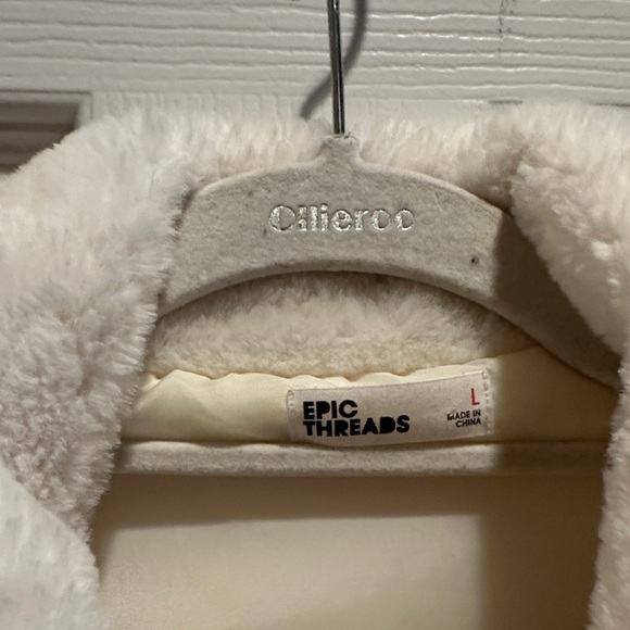 Epic Threads Cream Teddy Jacket - Picture 2 of 6
